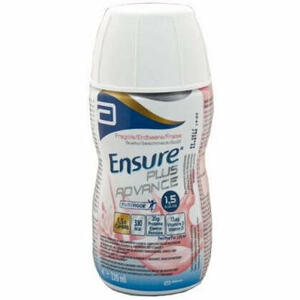 Ensure - Plus - Plus advance fragola 4 bottiglie da 220 ml