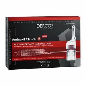 Vichy - Dercos tecnique - Dercos aminexil fiale 42 uomo 6 ml