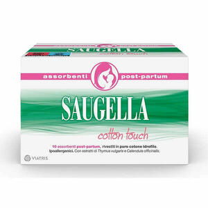 Saugella - - cotton touch - Cotton touch assorbenti postpartum 10 pezzi