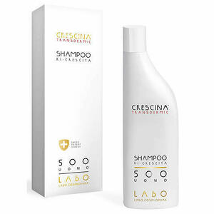 Labo  crescina transdermic shampoo ri-crescita  500 uomo - Shampoo transdermic crescina ri-crescita 500 uomo 150 ml