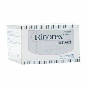 Rinorex - Fiala per aerosol bicarbonato 3 ml 25 pezzi