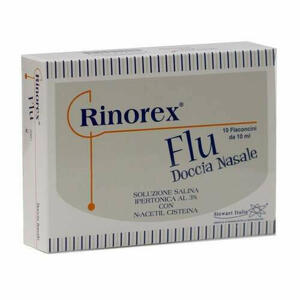 Rinorex - Flu doccia nasale 10 flaconcini 10 ml