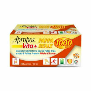 Apropos - Vita+ - Vita+ pappa reale 1000mg 10 flaconcini da 10 ml